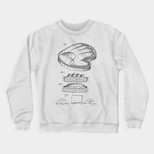 Catcher's Glove Vintage Patent Hand Drawing Crewneck Sweatshirt